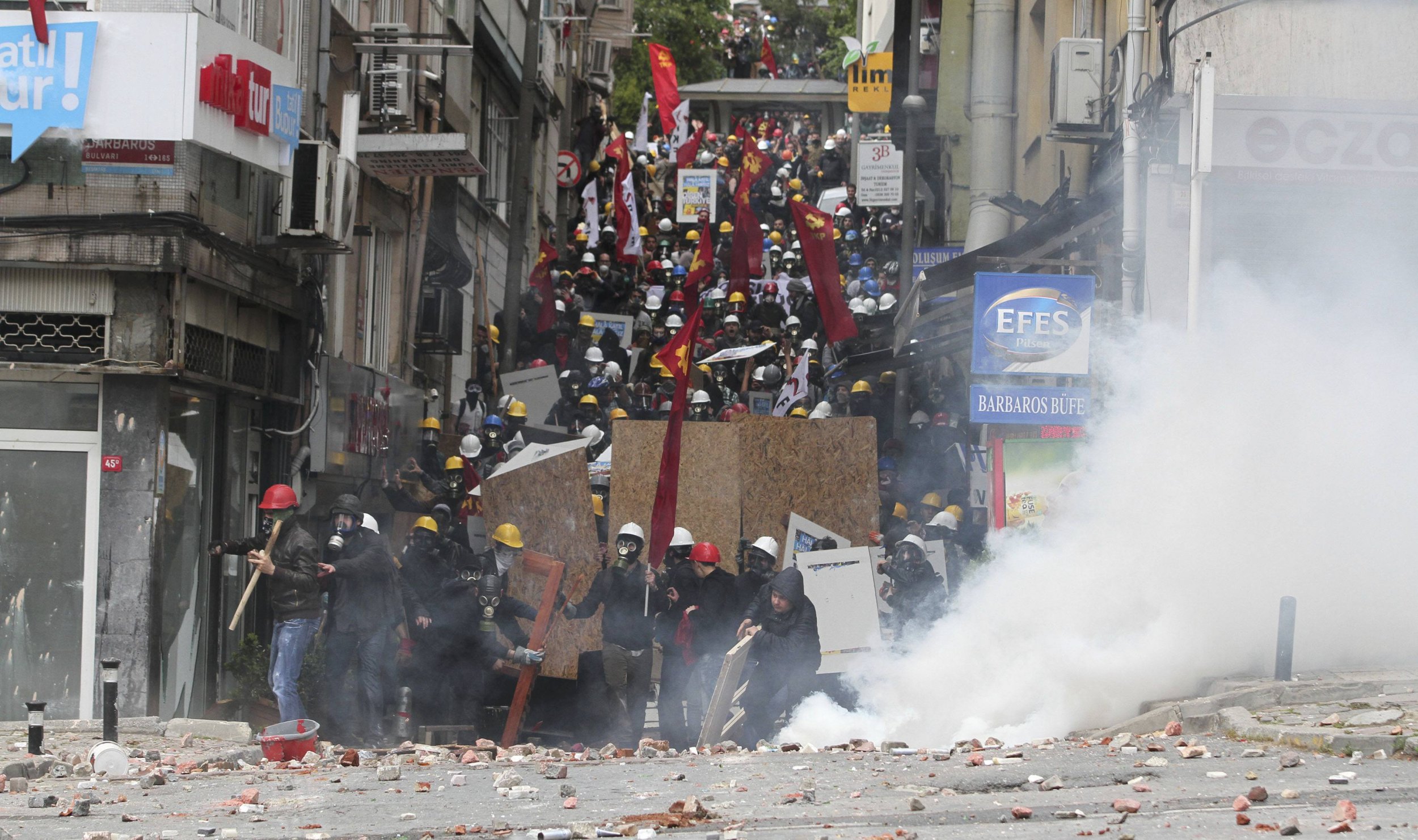 May Day Istanbul Tear Gas