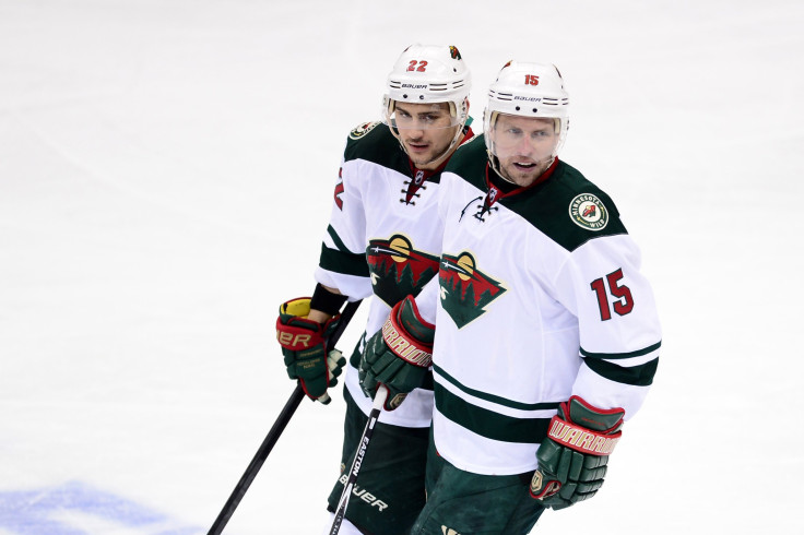 Nino Niederreieter Dany Heatley Minnesota Wild