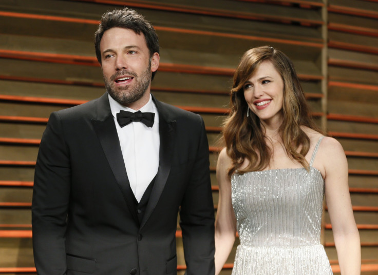 Ben Affleck with his wife