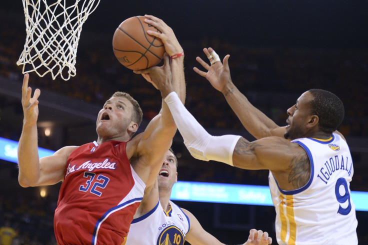 Blake Griffin Andre Igoudala Clippers Warriors