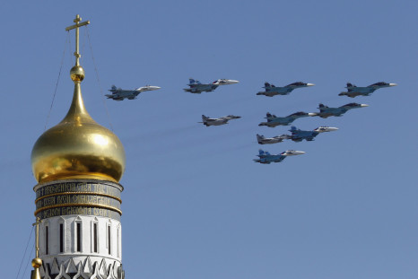 Russian fighter planes Kremlin
