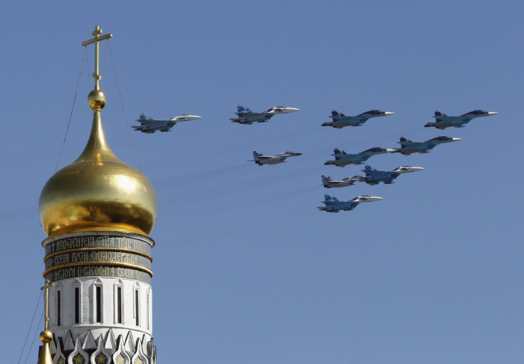 Russian fighter planes Kremlin