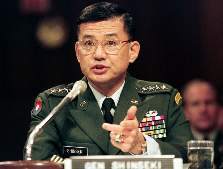 Eric Shinseki gives evidence