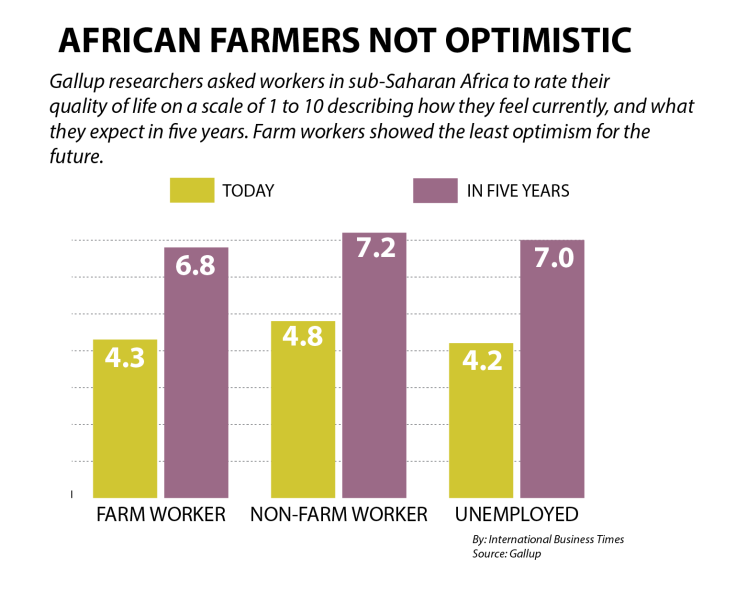 African Workers Pessimistic: Gallup