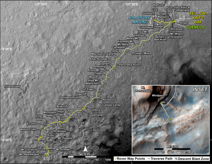 NASA Curiosity Rover Current Location
