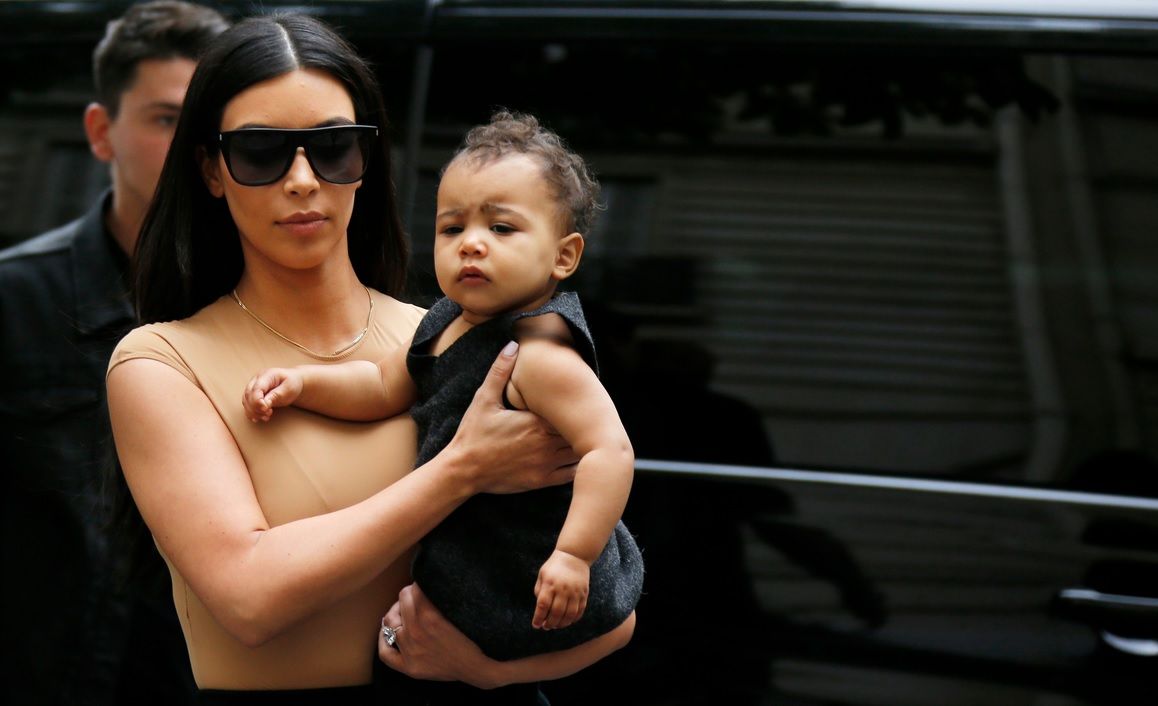 Kim Kardashian and North West