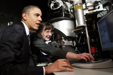 Obama visits Intel plant