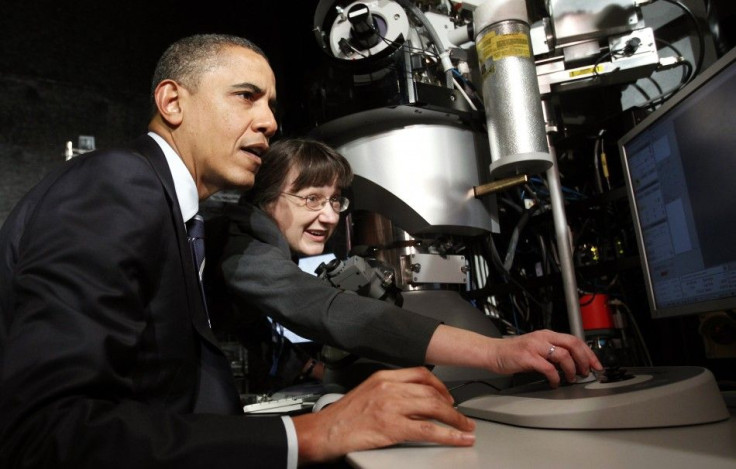 Obama visits Intel plant