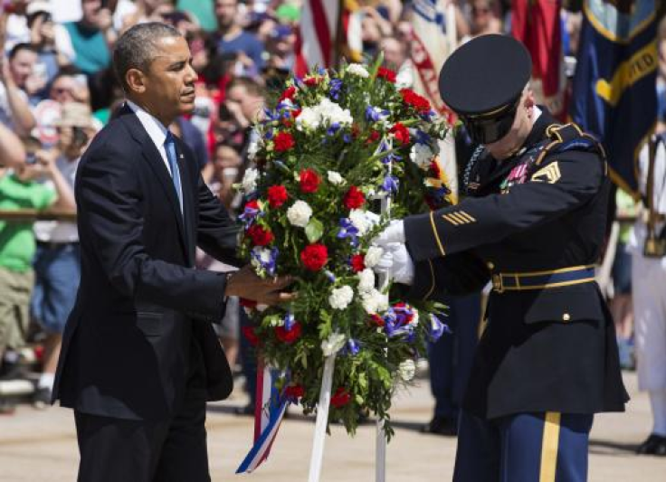 Obama at Arlington, Memorial Day 2014