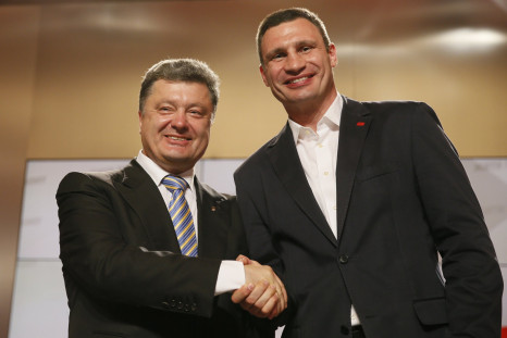 Poroshenko With Klitschko