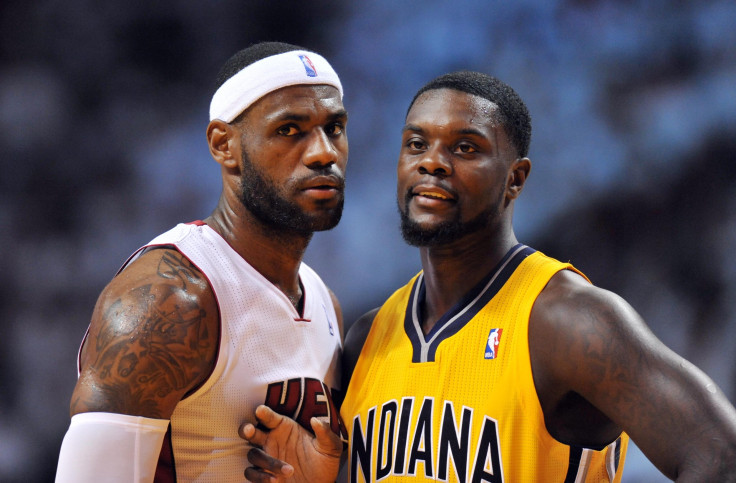 Lebron James Lance Stephenson Indiana 