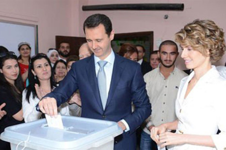 Syrian Election_AssadAsma