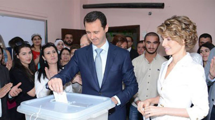 Syrian Election_AssadAsma