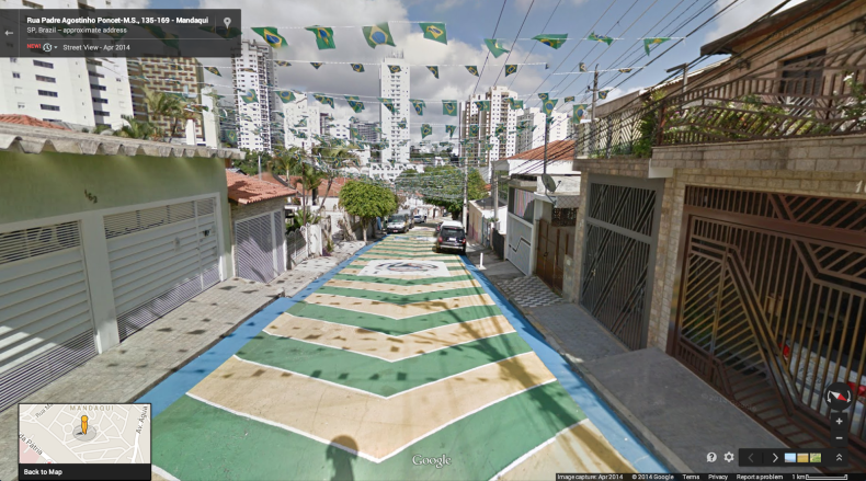 Google Maps Street View Brazil World Cup 2014