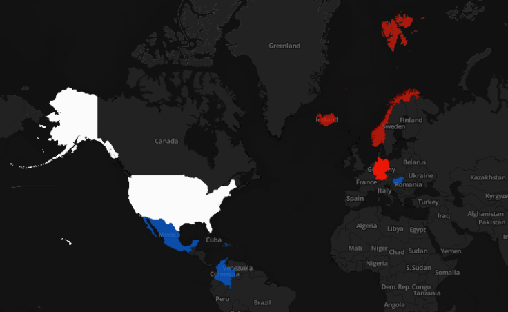 USMNT map