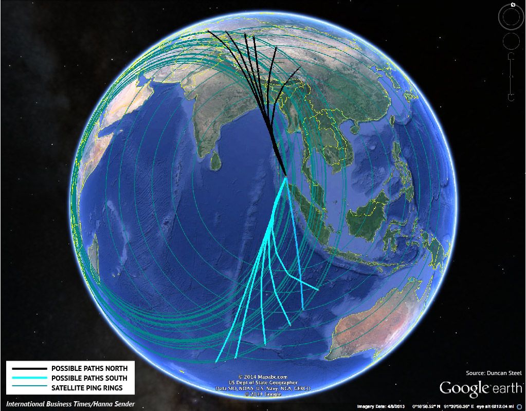 MH370 Route On Map: Where Malaysia Airlines Flight Was Headed And Where ...