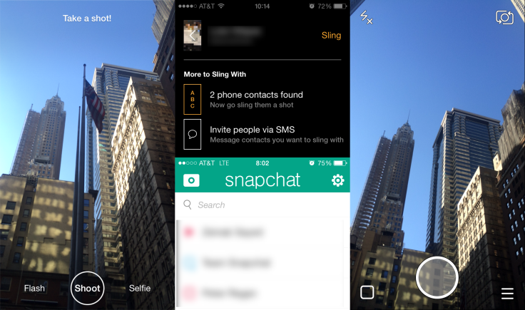 Slingshot vs Snapchat