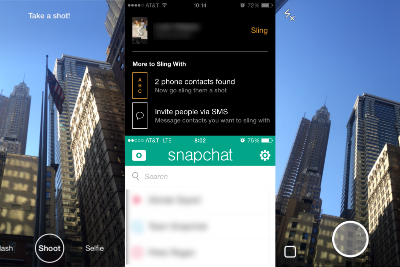 Slingshot vs Snapchat