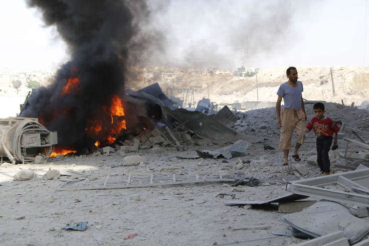 barrel bomb in Syria