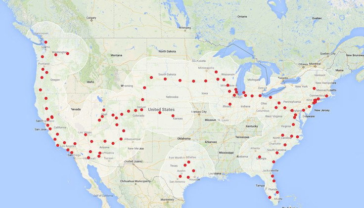 Tesla Motors US Supercharger Network