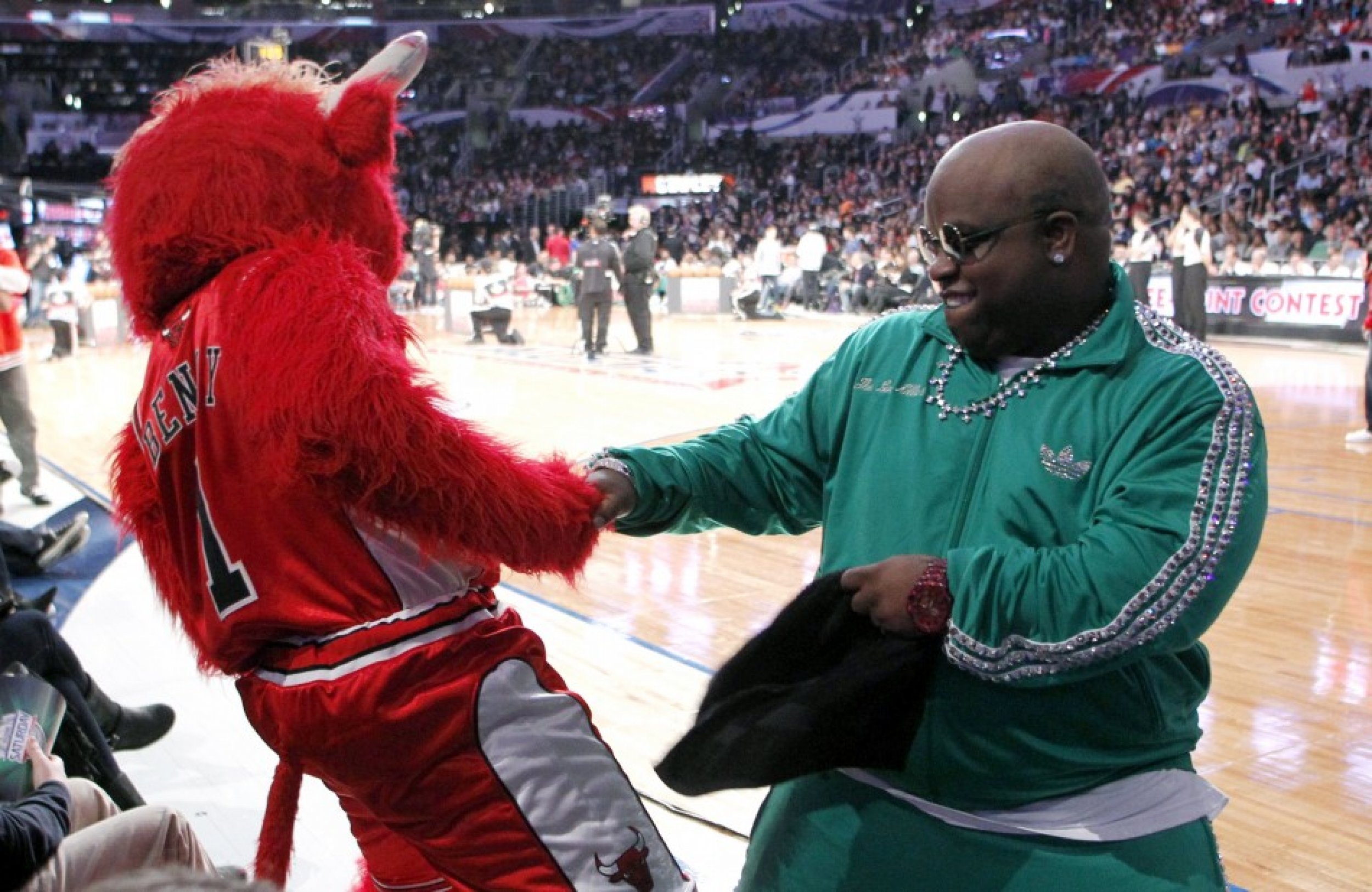 Cee Lo and Benny the Bull