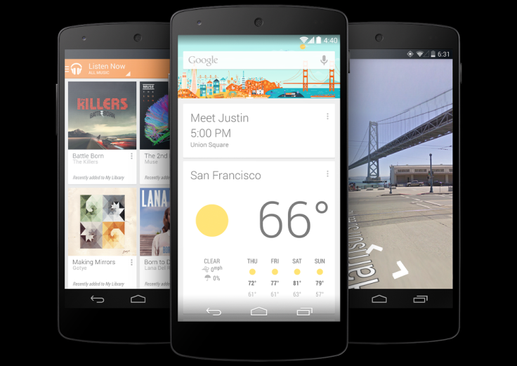 Nexus 5 trio nexus 6 release date rumors phone google io 2014 android silver