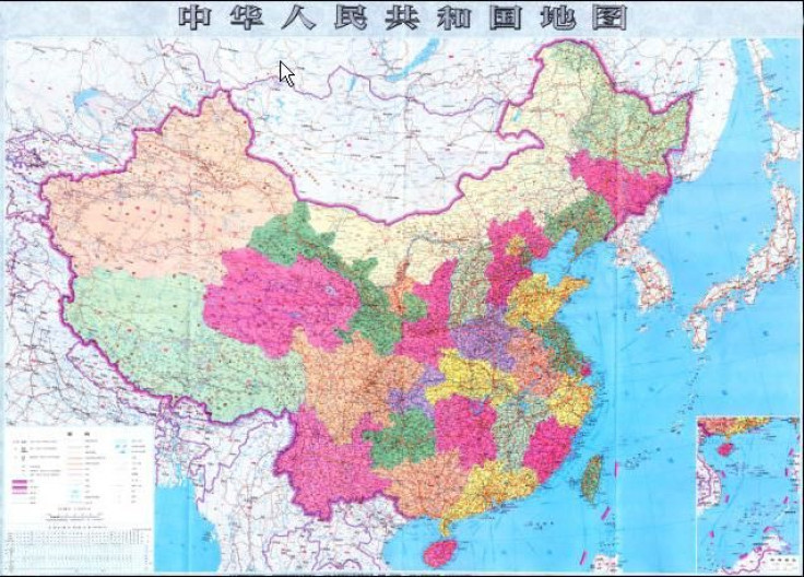 China official map old