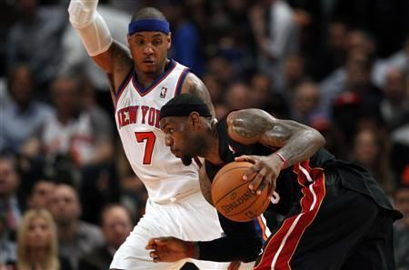 LeBron James Carmelo Anthony