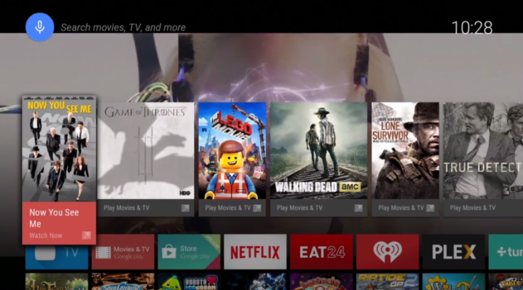 Android TV on screen 2