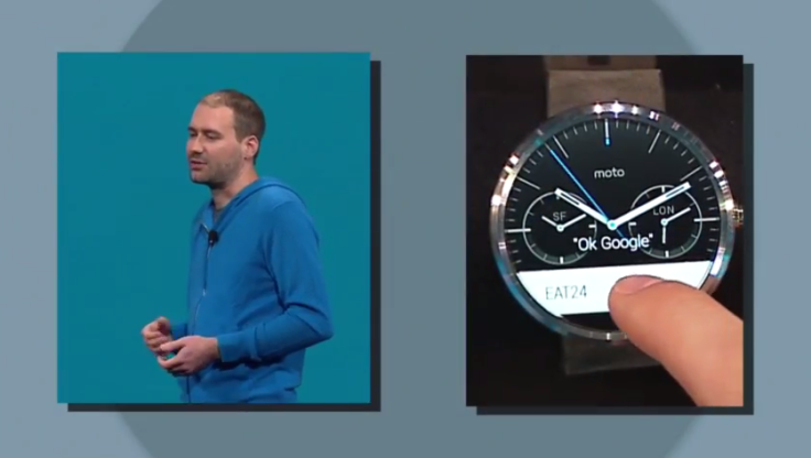 Moto 360 google io 2014