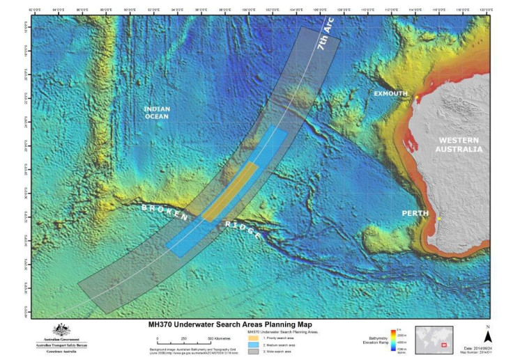 search area map