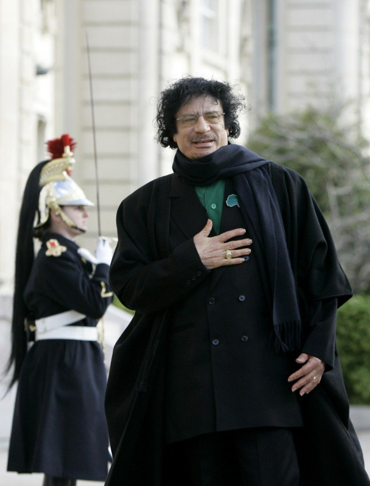Libyan leader Gaddafi 