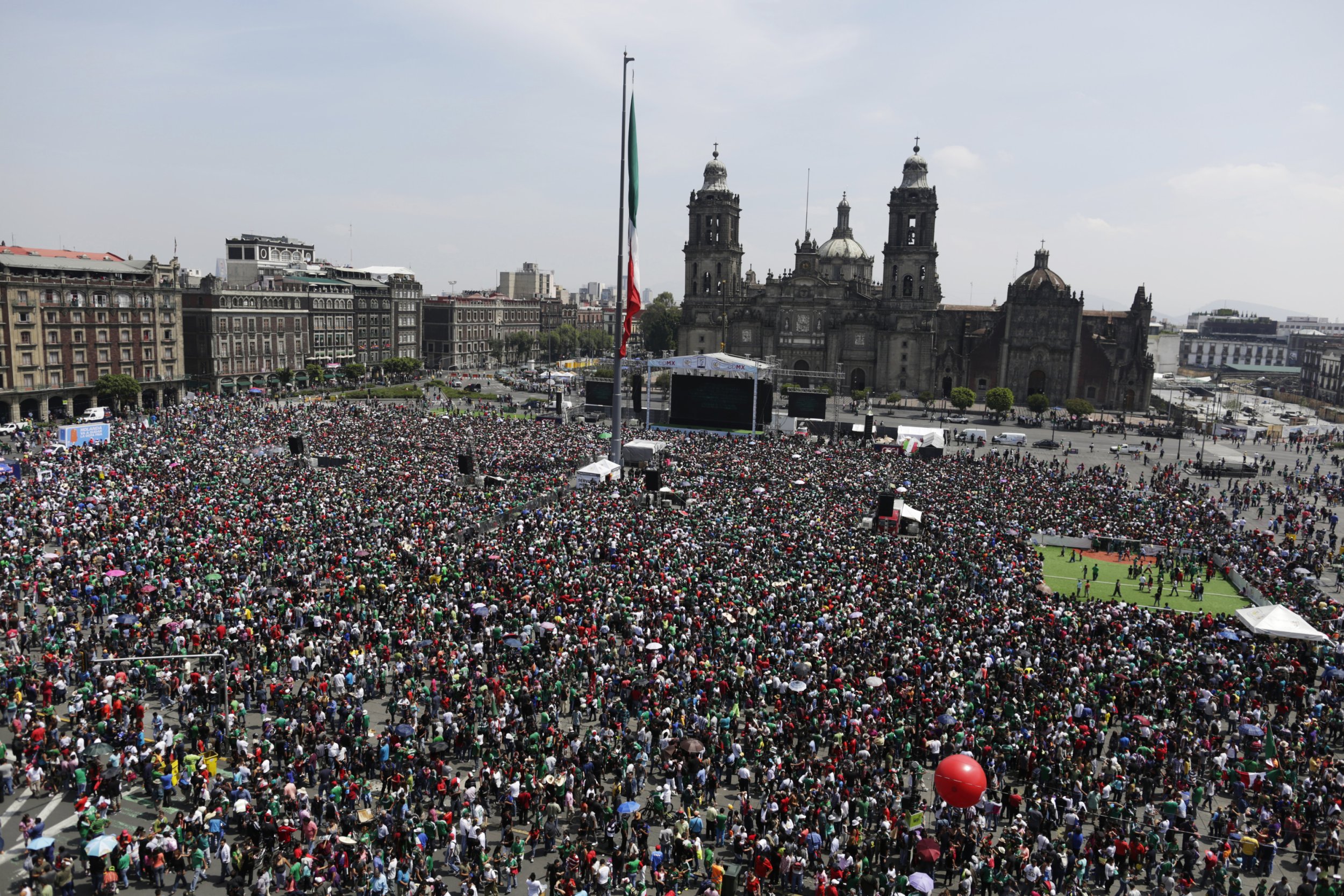 World Cup Public Viewing Event In Mexico