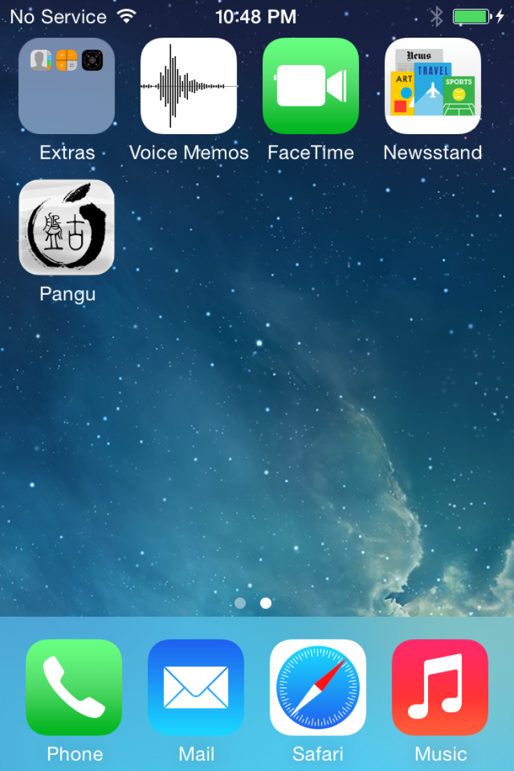 Pangu iOS 7.1.1 iphone screen icon