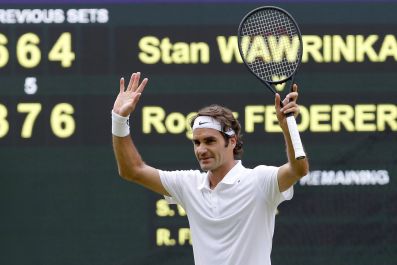 Roger Federer Wimbledon 2014