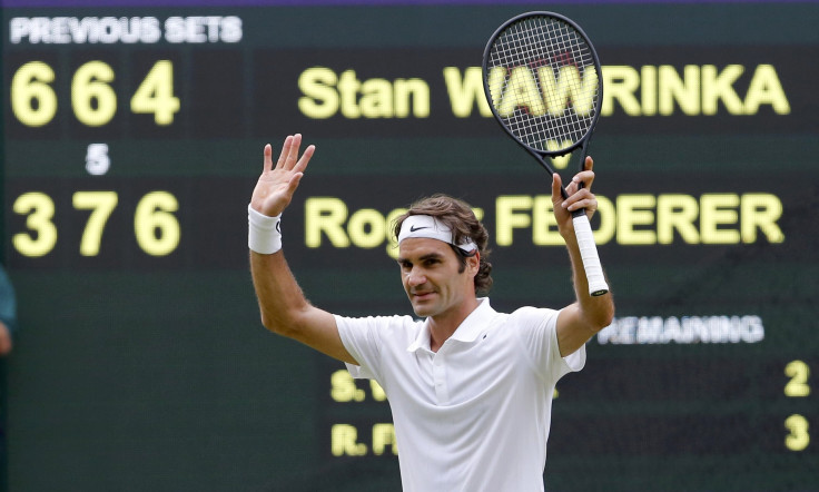 Roger Federer Wimbledon 2014