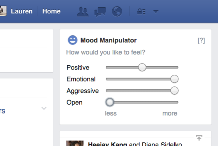 Facebook Mood Manipulator Extension