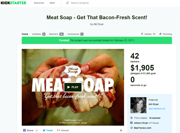 Meat Soap Kickstarter