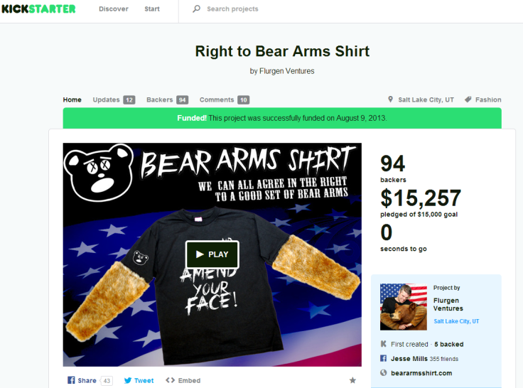 Bear Arms Kickstarter