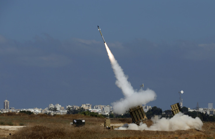 Gaza Hostilities_Iron Dome Launcher Rocket