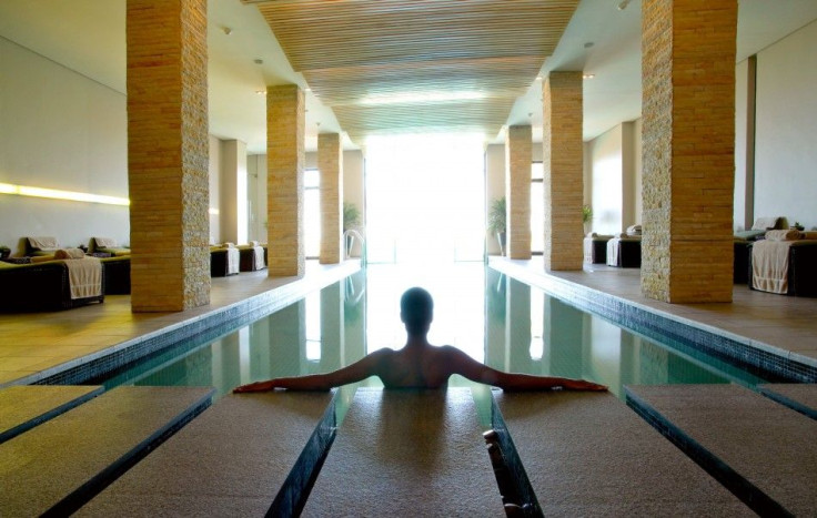 A spa Is seen at Pezula resort in Knysna