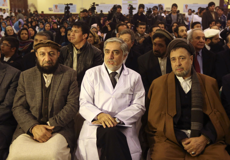 Abdullah Abdullah with Mohammed Mohaqiq