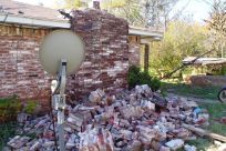Oklahoma Prague Earthquake Damage