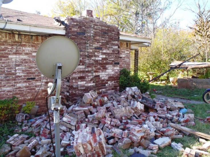 Oklahoma Prague Earthquake Damage