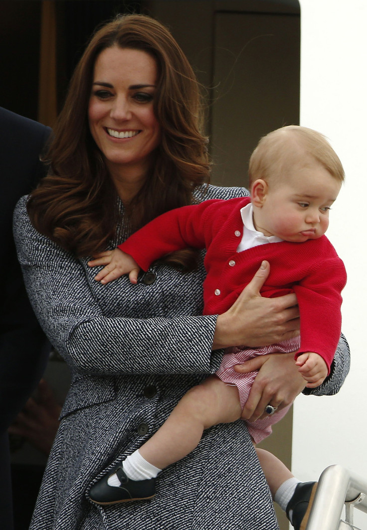 Prince George's "over it" face