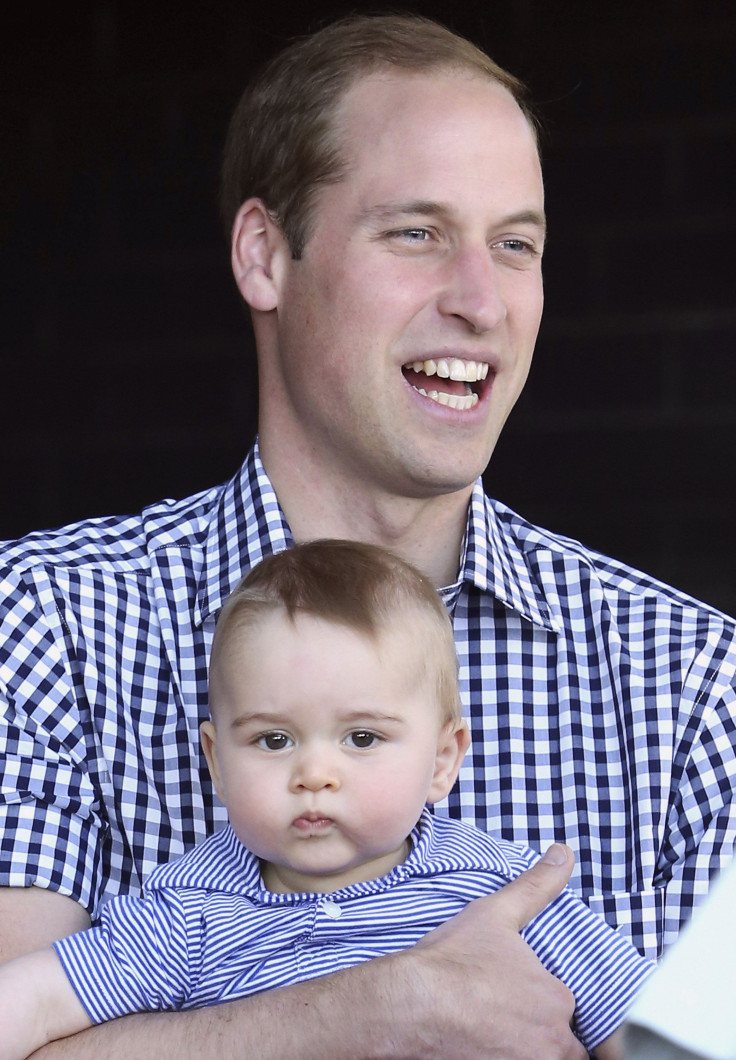 Prince George over it at the Zoo