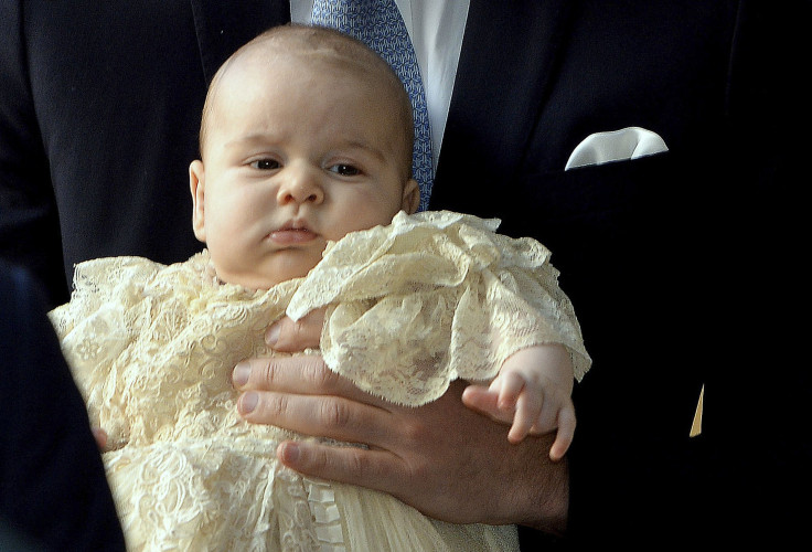 Prince George's christening