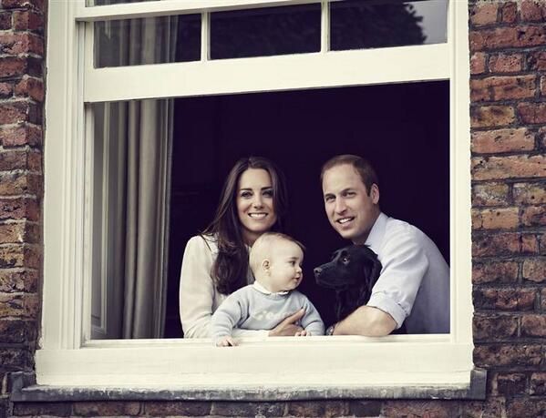 Prince George, William and Kate