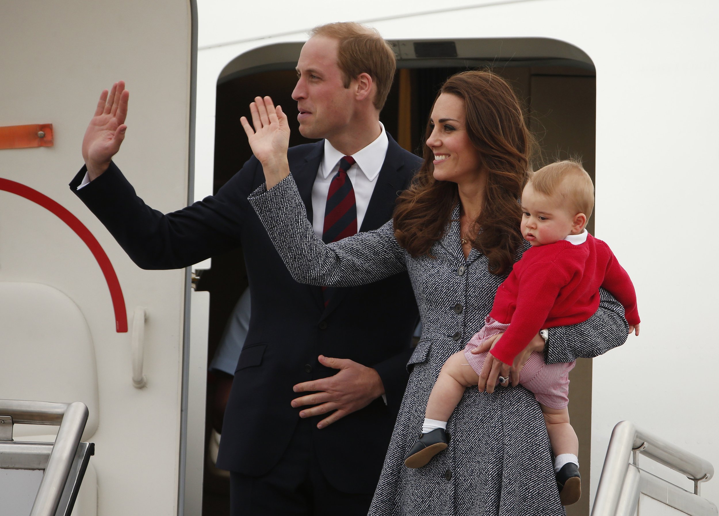 Prince George, William and Kate