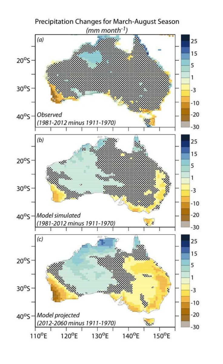 Australia Climate Change Drought Projections